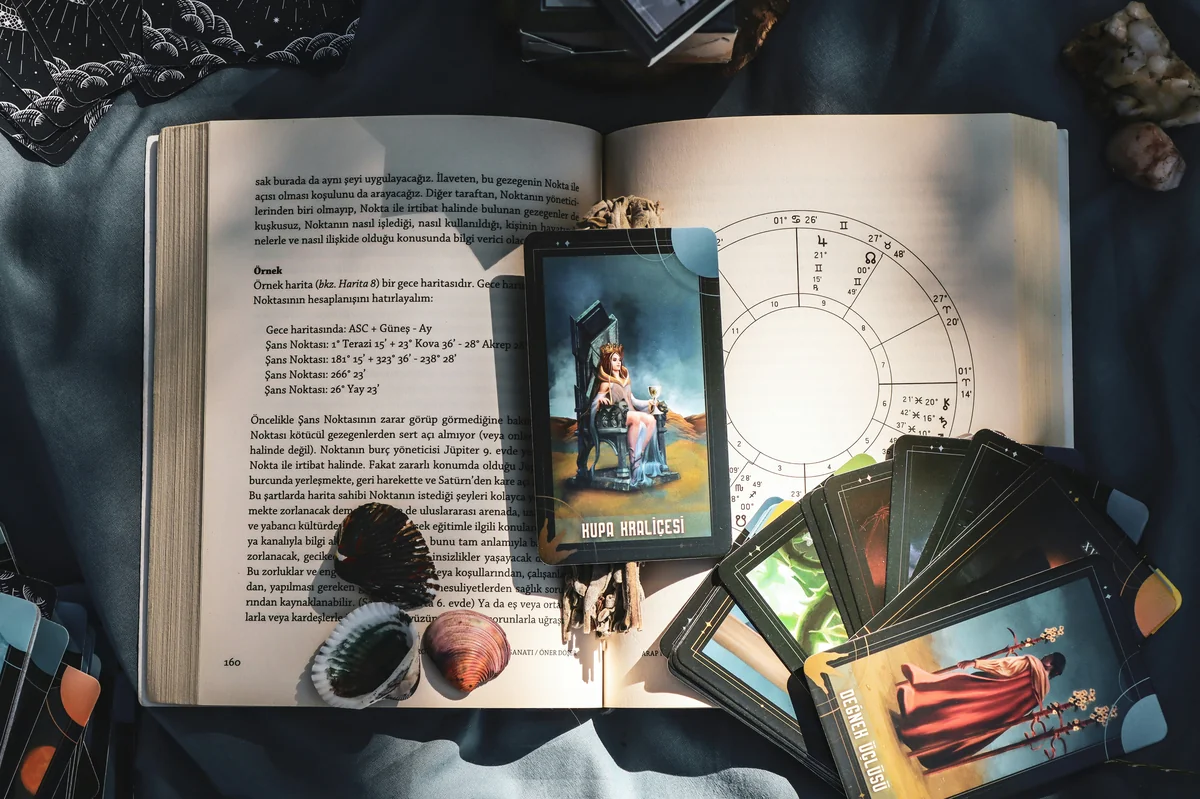 An open book sitting on top of a bed - best online psychic readings