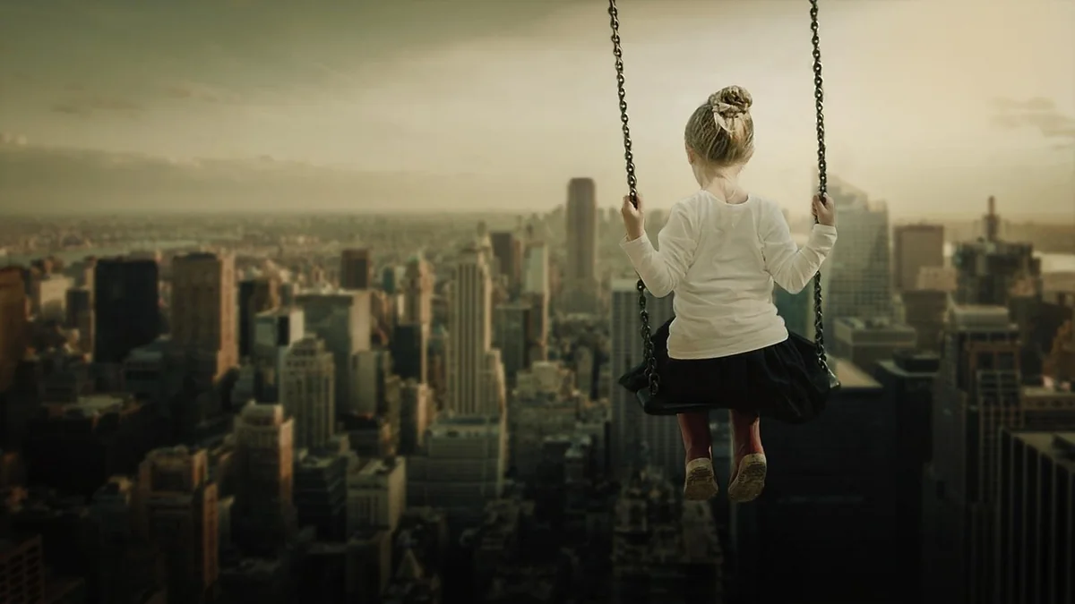 girl, swing, rock, skyline, skyscraper, outlook, melancholic, surreal, height, fantasy, playground, dream, dreams, swing, fantasy, fantasy, playground, dream, dream, dream, dream, dream, dreams, dreams - dream analysis experts online