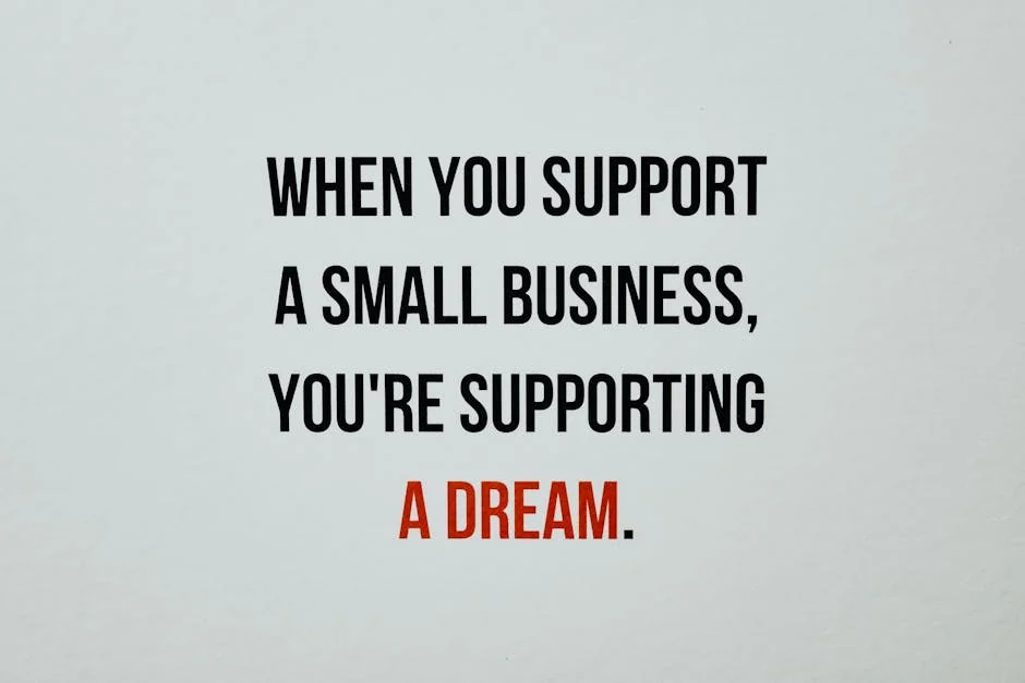 Empowering quote emphasizing the importance of supporting small businesses and dreams. - dream analysis experts online