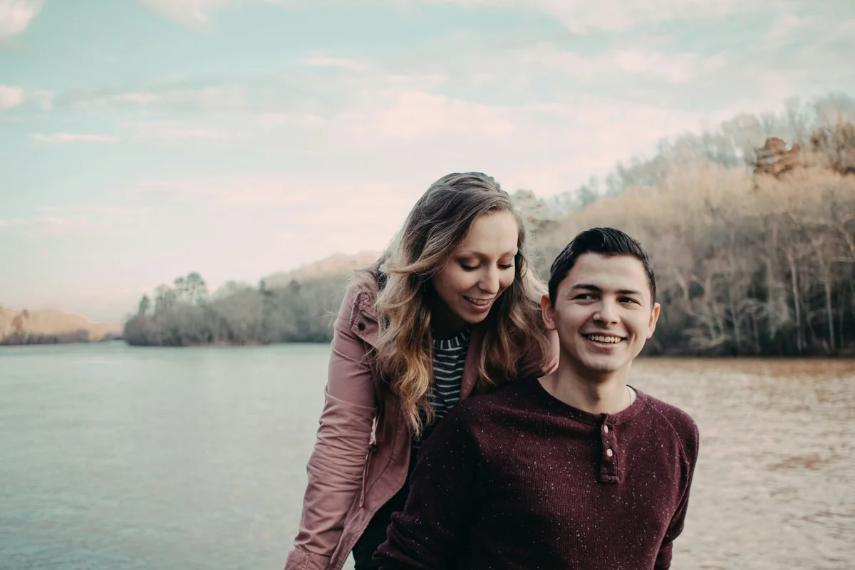 Romantic Dock - couple love together - Relationship advice psychics